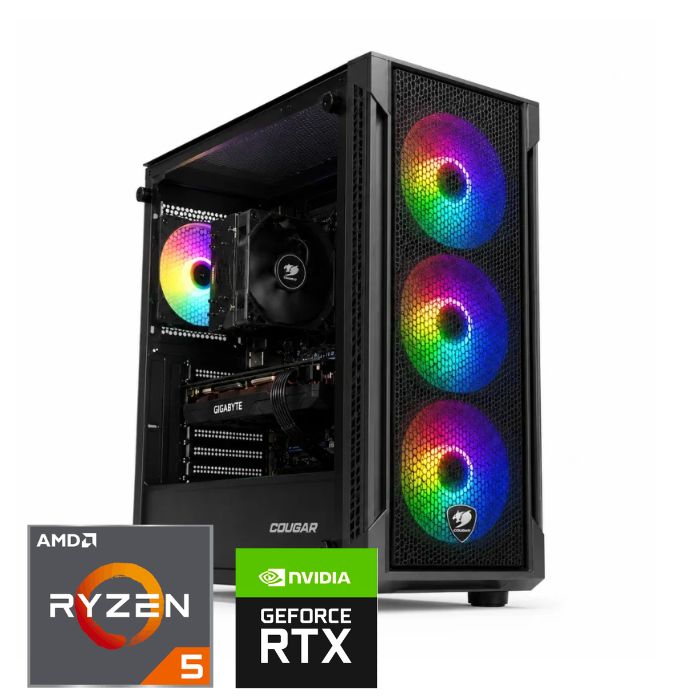 Ryzen 5 9600x + 5050 PC AMD Ryzen 5 9600x + RTX 5050 - Imagen 1